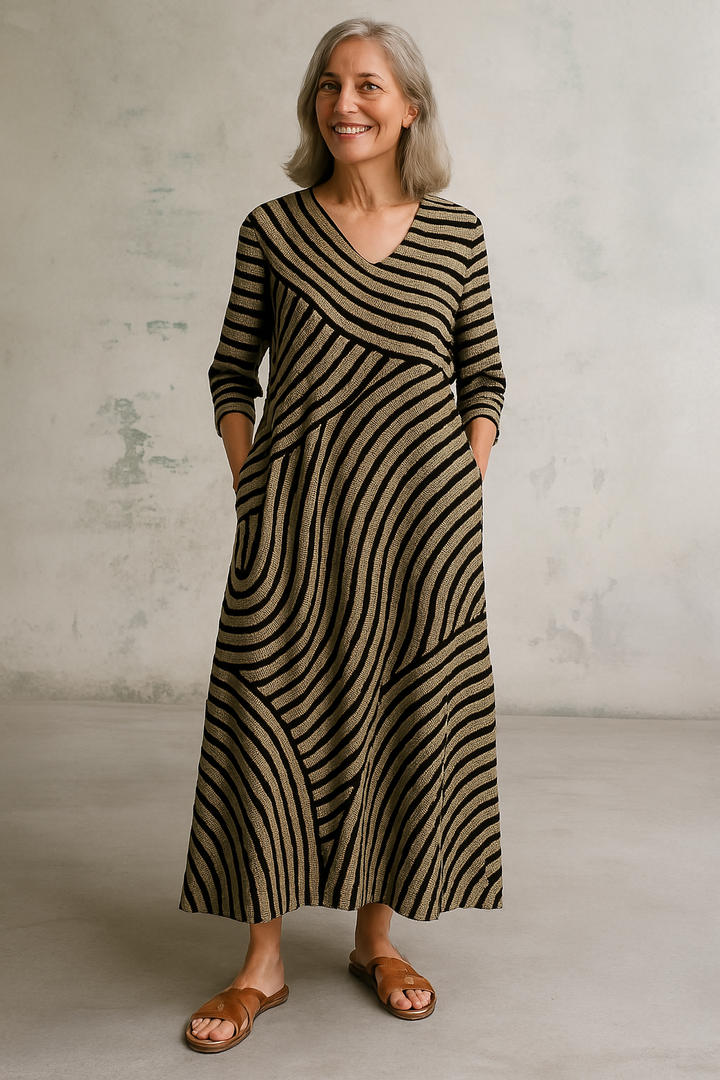 Annora - Abito a righe elegante e pratico