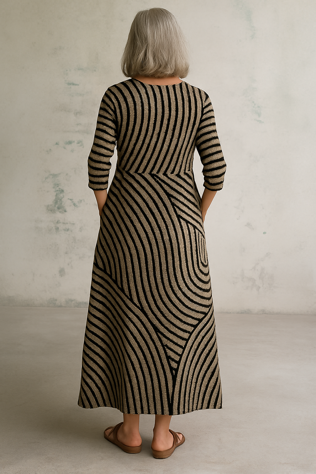 Annora - Abito a righe elegante e pratico