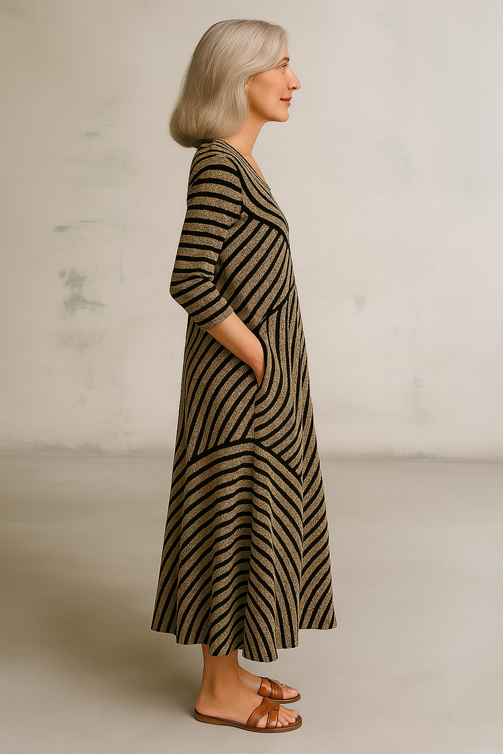 Annora - Abito a righe elegante e pratico