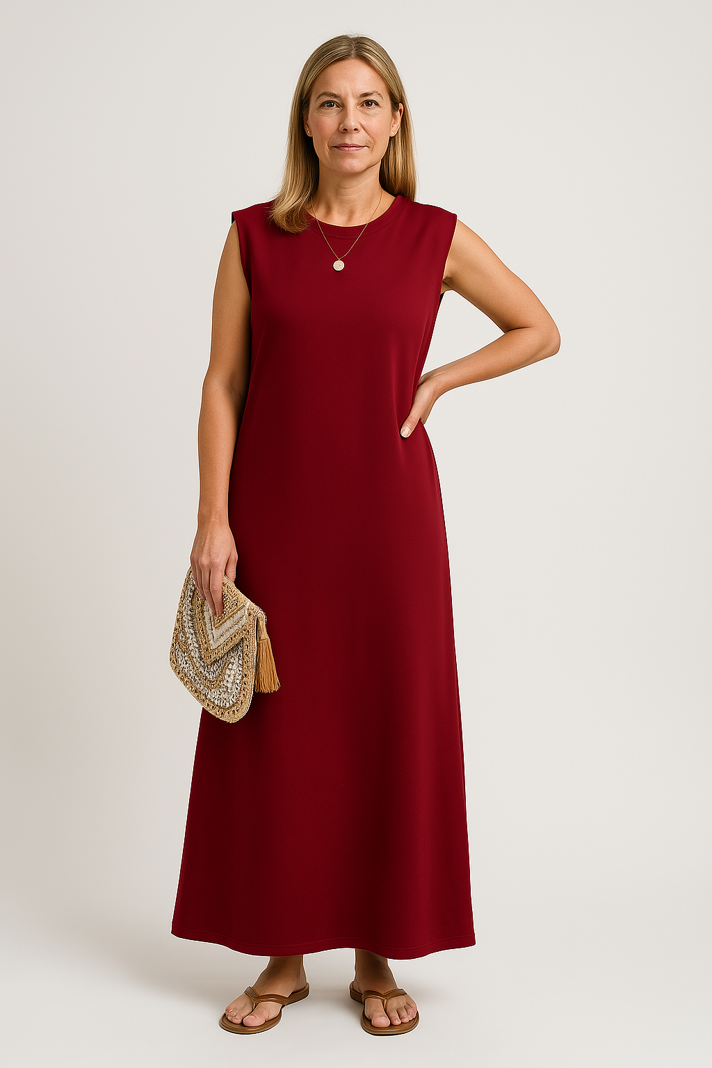 Sara™ | Vestito Lungo Fluido Anti-Piega