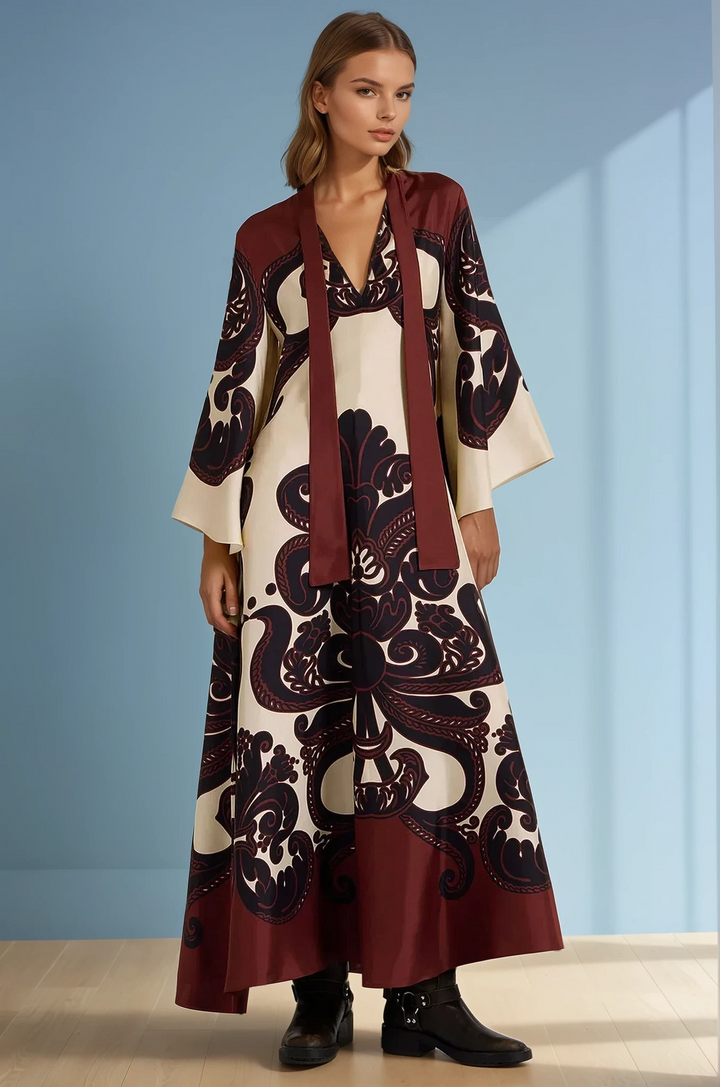 Sofia™ | Abito in raso Auravella