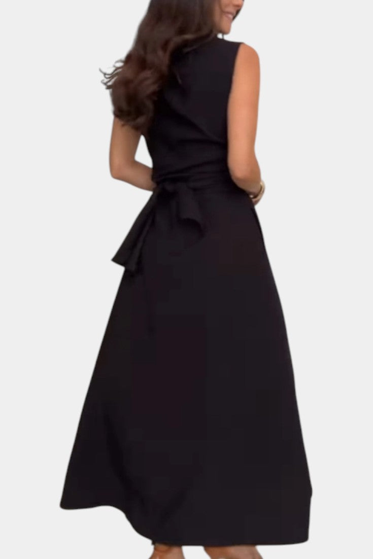 Meryl Vestito Midi Stile Camicia con Bottoni