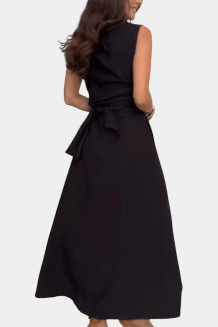 Meryl Vestito Midi Stile Camicia con Bottoni