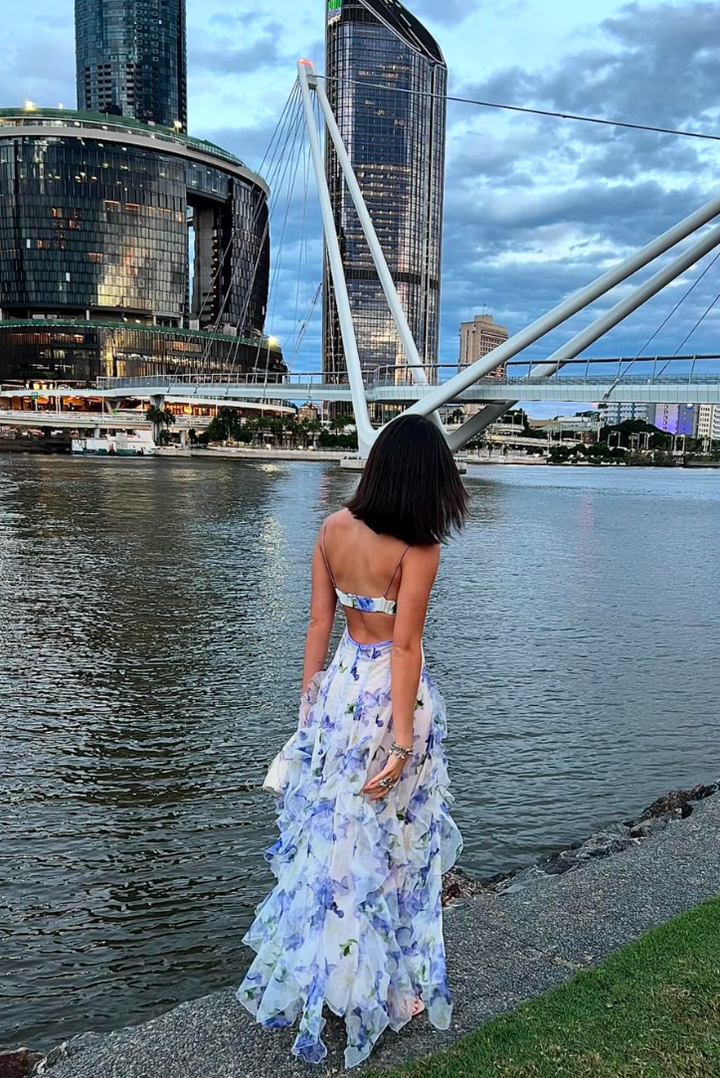 Maisie | Abito Maxi Floreale