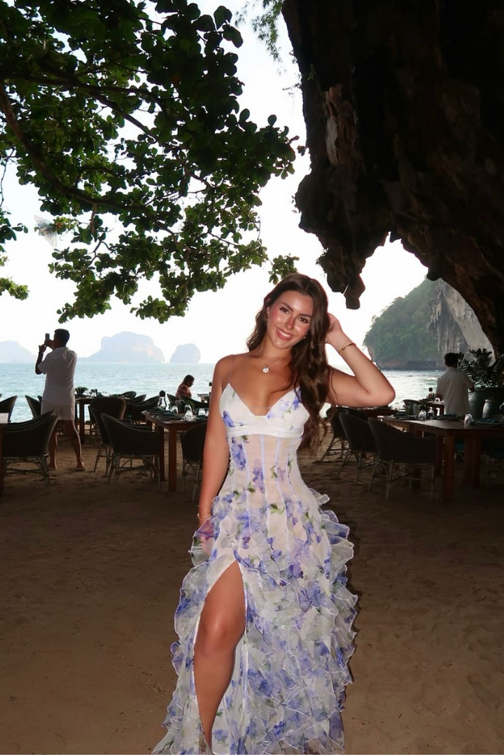 Maisie | Abito Maxi Floreale