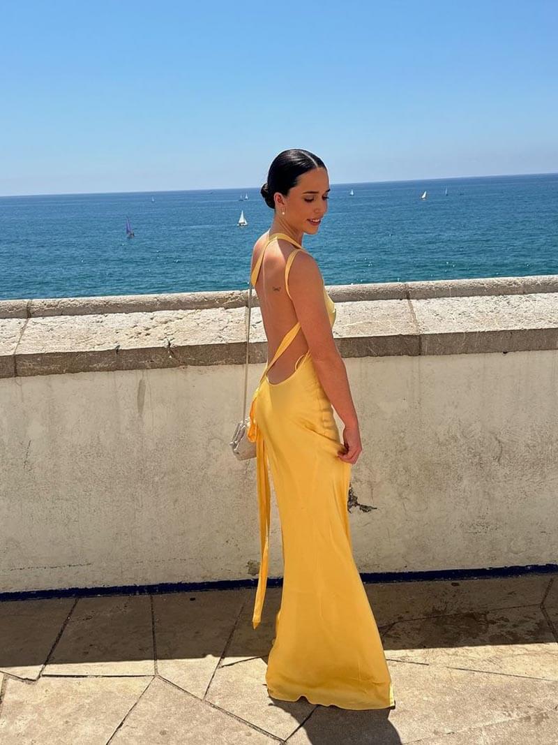 Caroline | Abito Maxi Senza Schiena