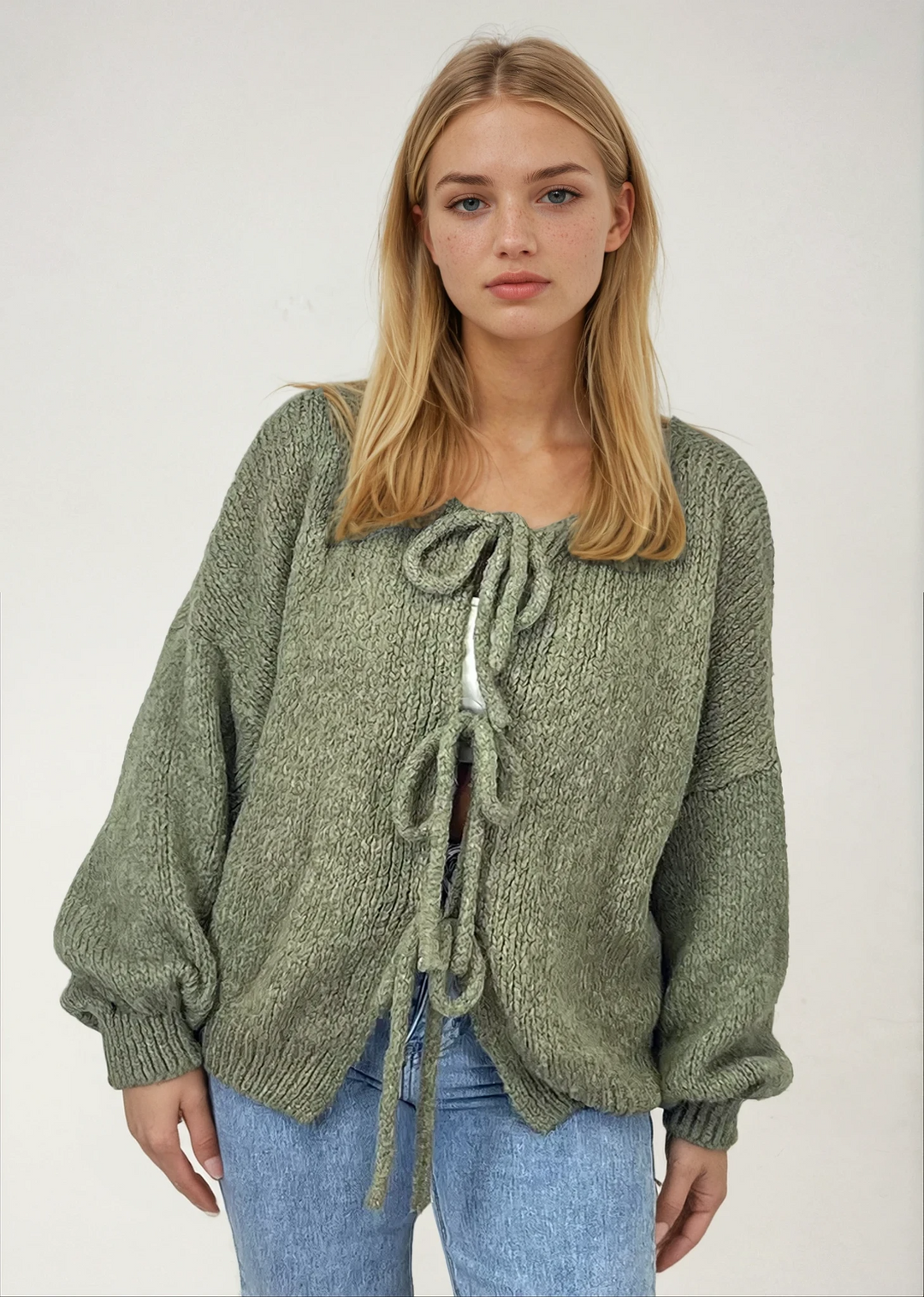 Sofia™ | Cardigan con Fiocco Clara