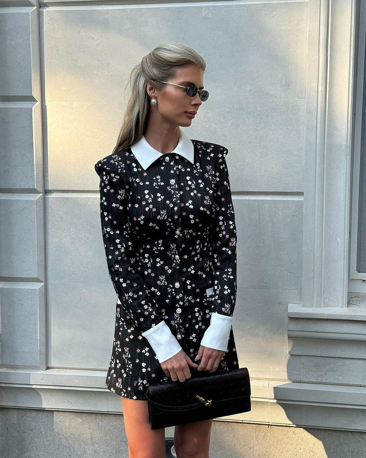 Sofia™ | Bianca-Luce Elegante Abito Corto