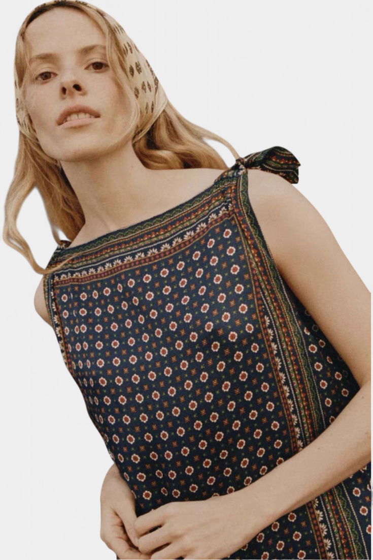 Lorena Vestito Mini Montmartre Foulard