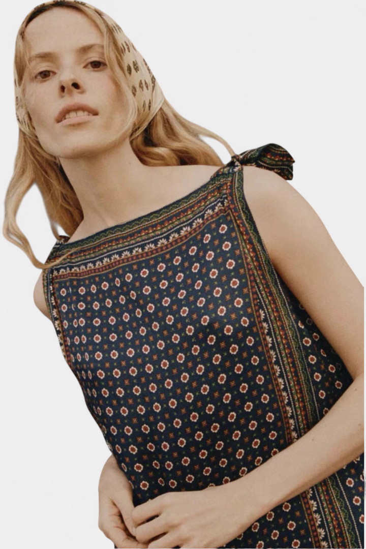 Lorena Vestito Mini Montmartre Foulard