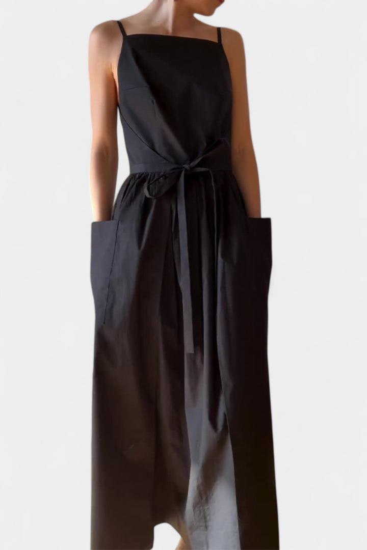 Dezi Vestito Lungo con Lacci Laterali