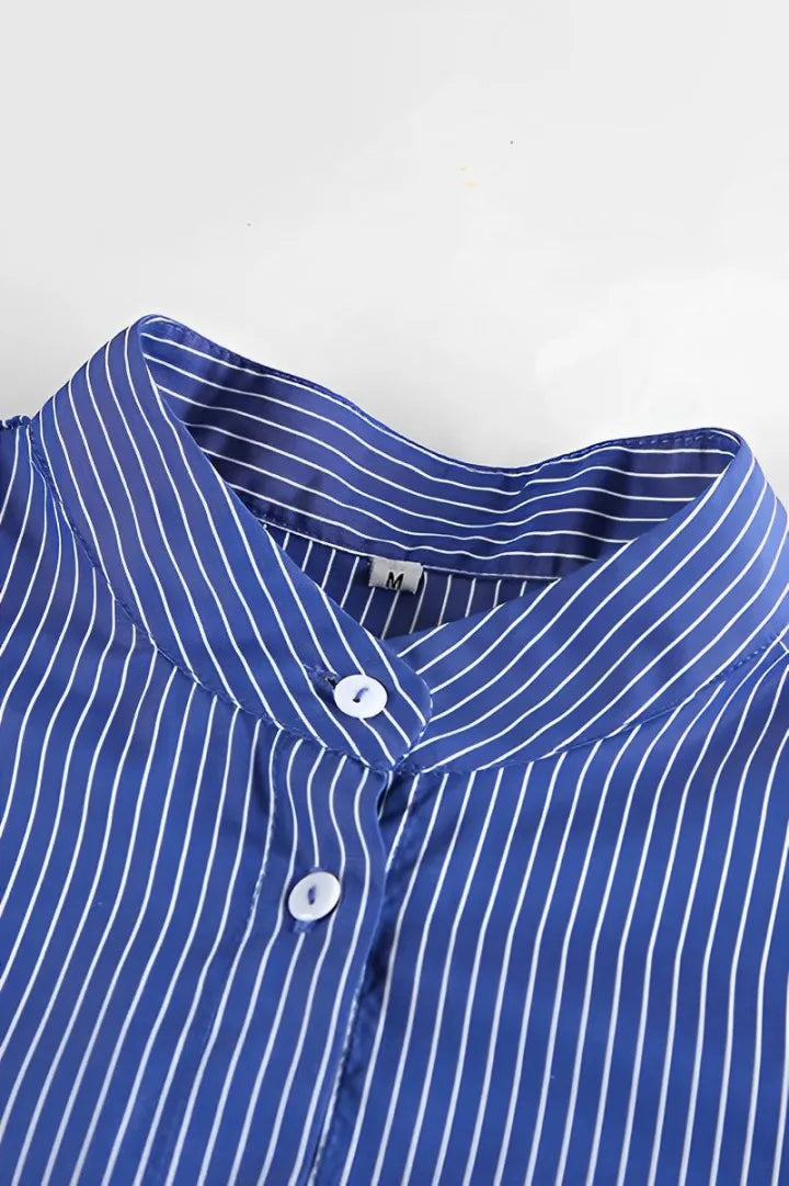 Sofia™ | Blusa a righe patchwork con maniche lunghe