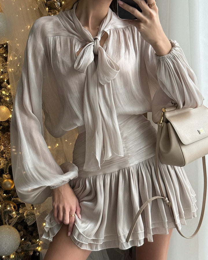 Sofia™ | Set Gonna Plissettata con Fiocco Marisa