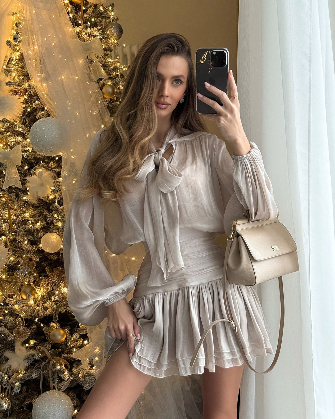 Sofia™ | Set Marisa - Gonna Plissettata con Fiocco