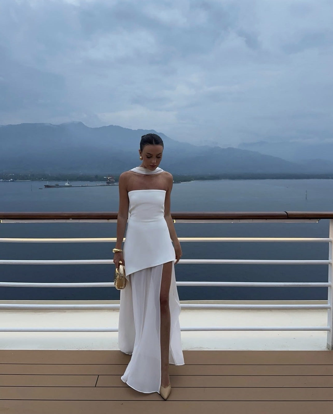 Valerie | Abito Maxi Asimmetrico