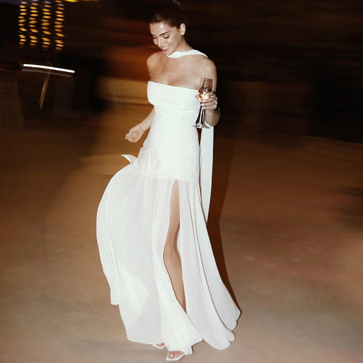 Valerie | Abito Maxi Asimmetrico