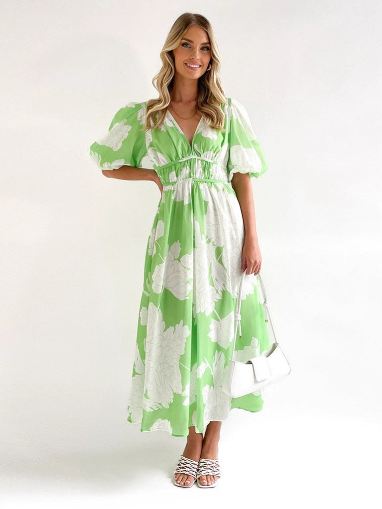 Aurora | Abito Lungo Floreale