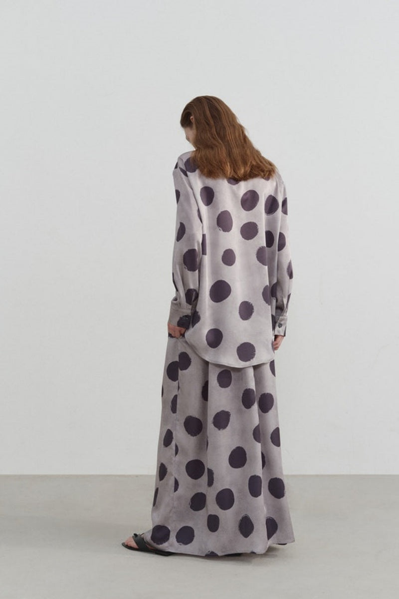 Sofia™ | Camicia a maniche lunghe con stampa a pois