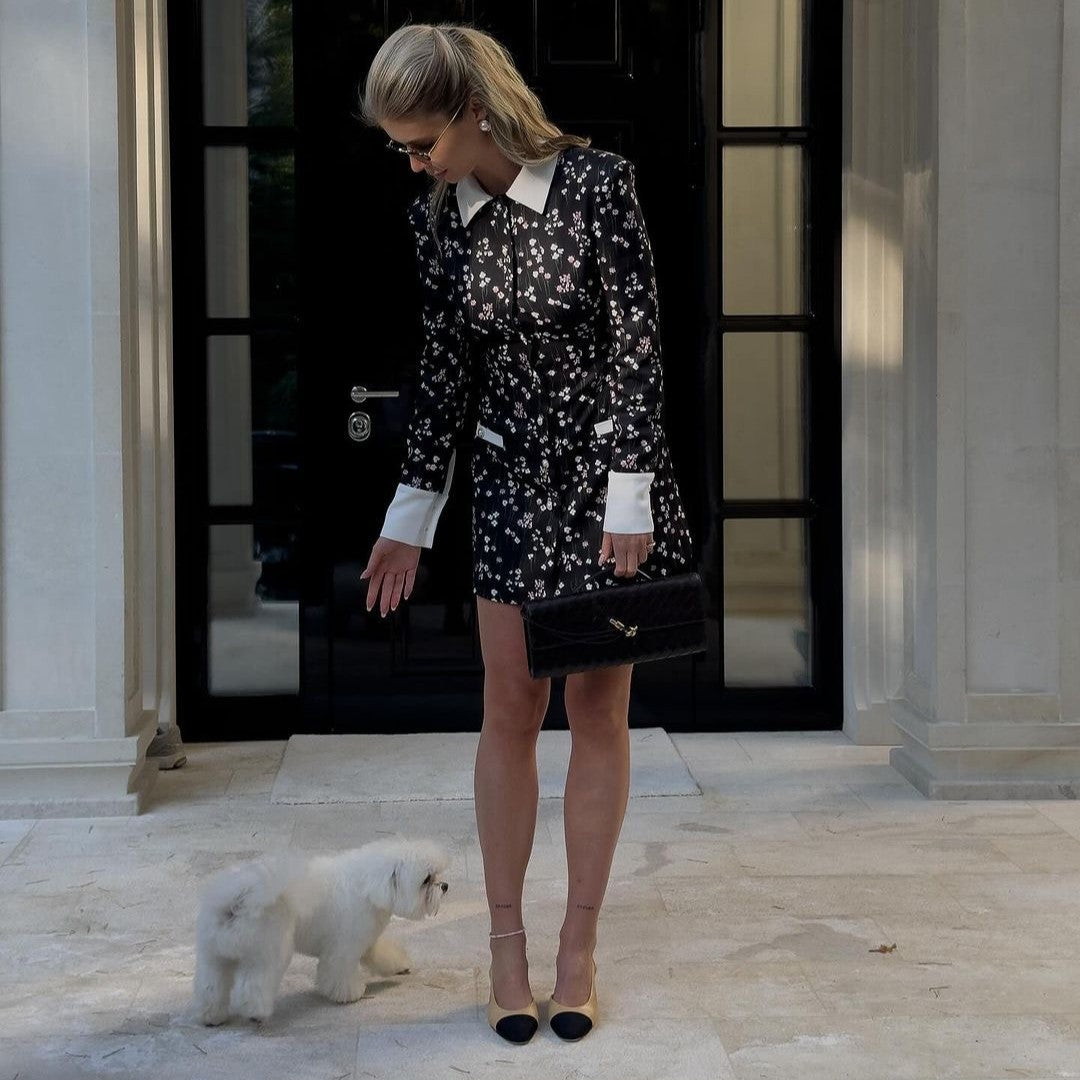 Sofia™ | Bianca-Luce Elegante Abito Corto