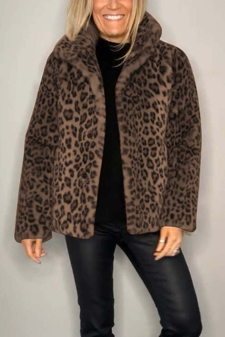 Victoria™ | Dainna Elegant Leopard Coat