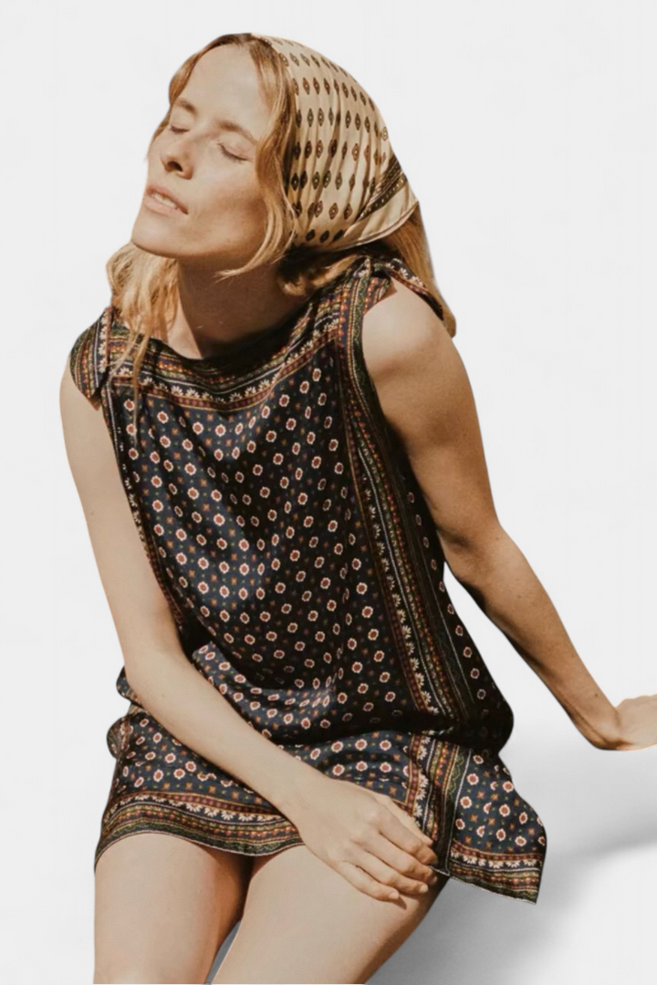 Lorena Vestito Mini Montmartre Foulard