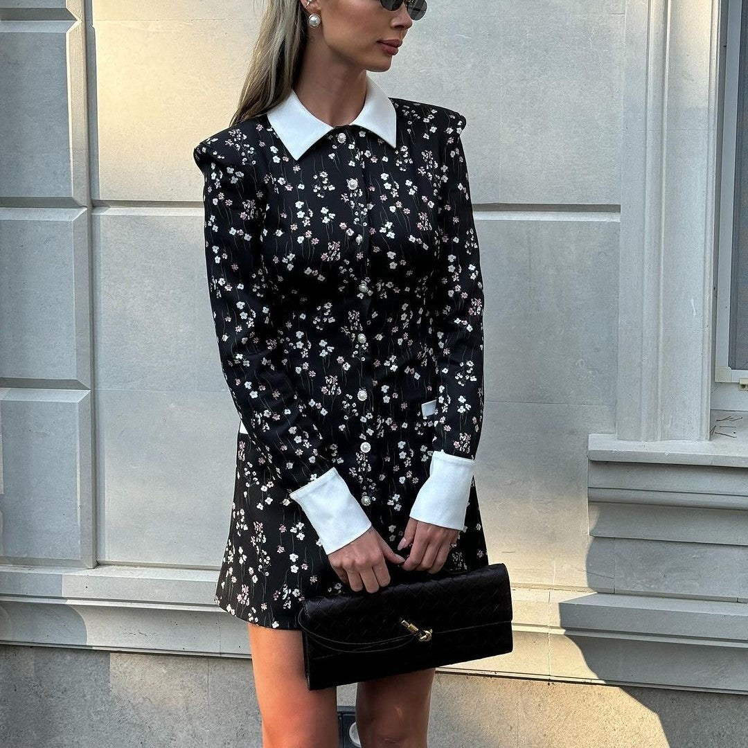 Sofia™ | Bianca-Luce Elegante Abito Corto