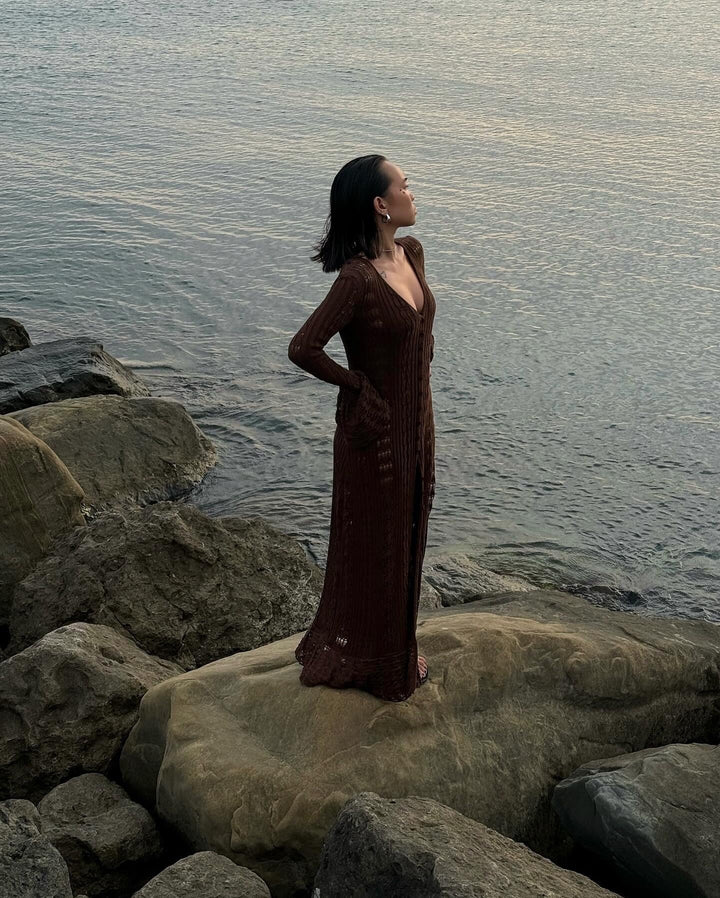 Sofia™ | Céleste - Cappotto di Lana Francese per le Vacanze