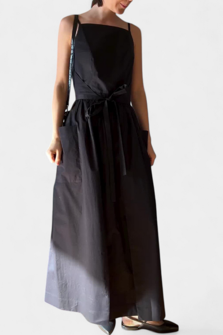 Dezi Vestito Lungo con Lacci Laterali