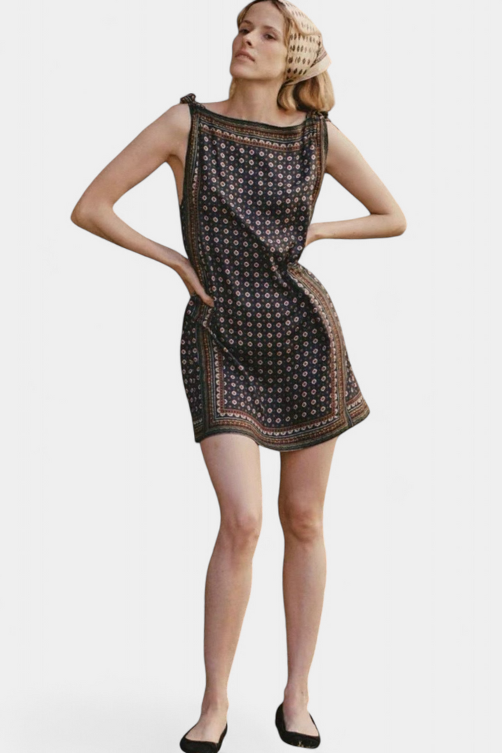 Lorena Vestito Mini Montmartre Foulard