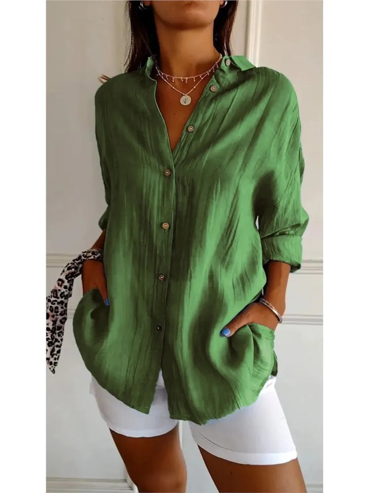 Sofia™ | Philippine™ | Blusa morbida in cotone traspirante