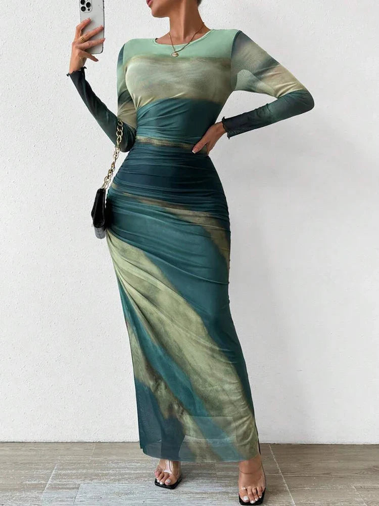 Victoria™ | Aquarelle Dream Maxi Dress