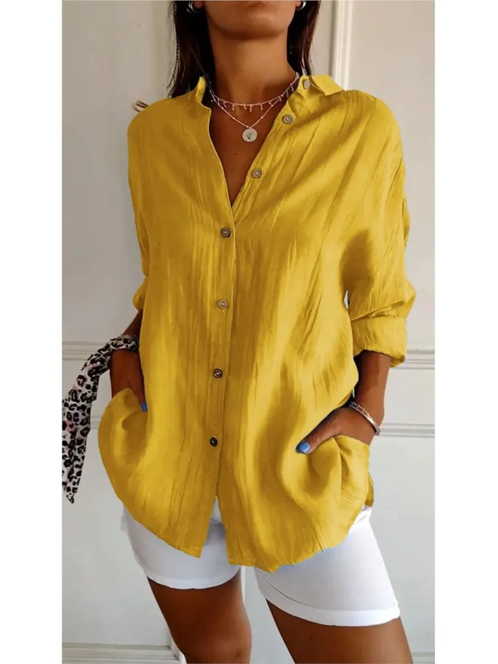 Sofia™ | Philippine™ | Blusa morbida in cotone traspirante