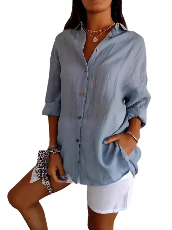 Sofia™ | Philippine™ | Blusa morbida in cotone traspirante