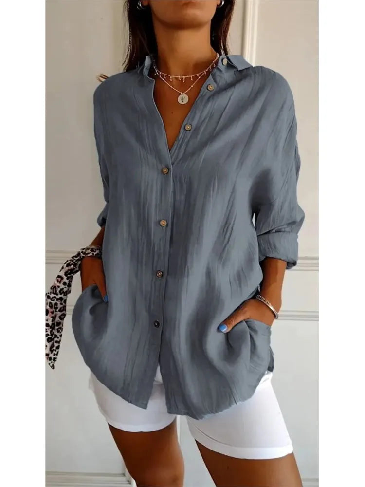 Sofia™ | Philippine™ | Blusa morbida in cotone traspirante