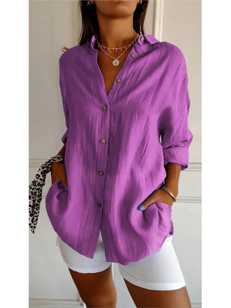 Sofia™ | Philippine™ | Blusa morbida in cotone traspirante