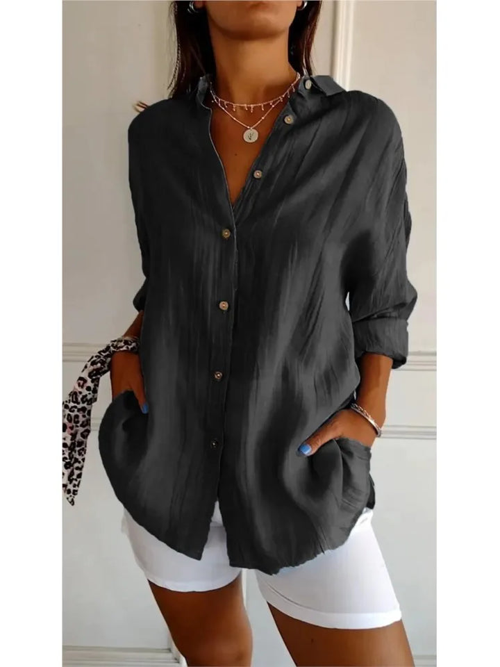 Sofia™ | Philippine™ | Blusa morbida in cotone traspirante