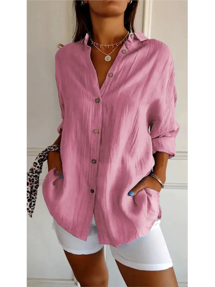 Sofia™ | Philippine™ | Blusa morbida in cotone traspirante