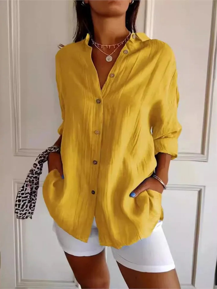 Sofia™ | Philippine™ | Blusa morbida in cotone traspirante