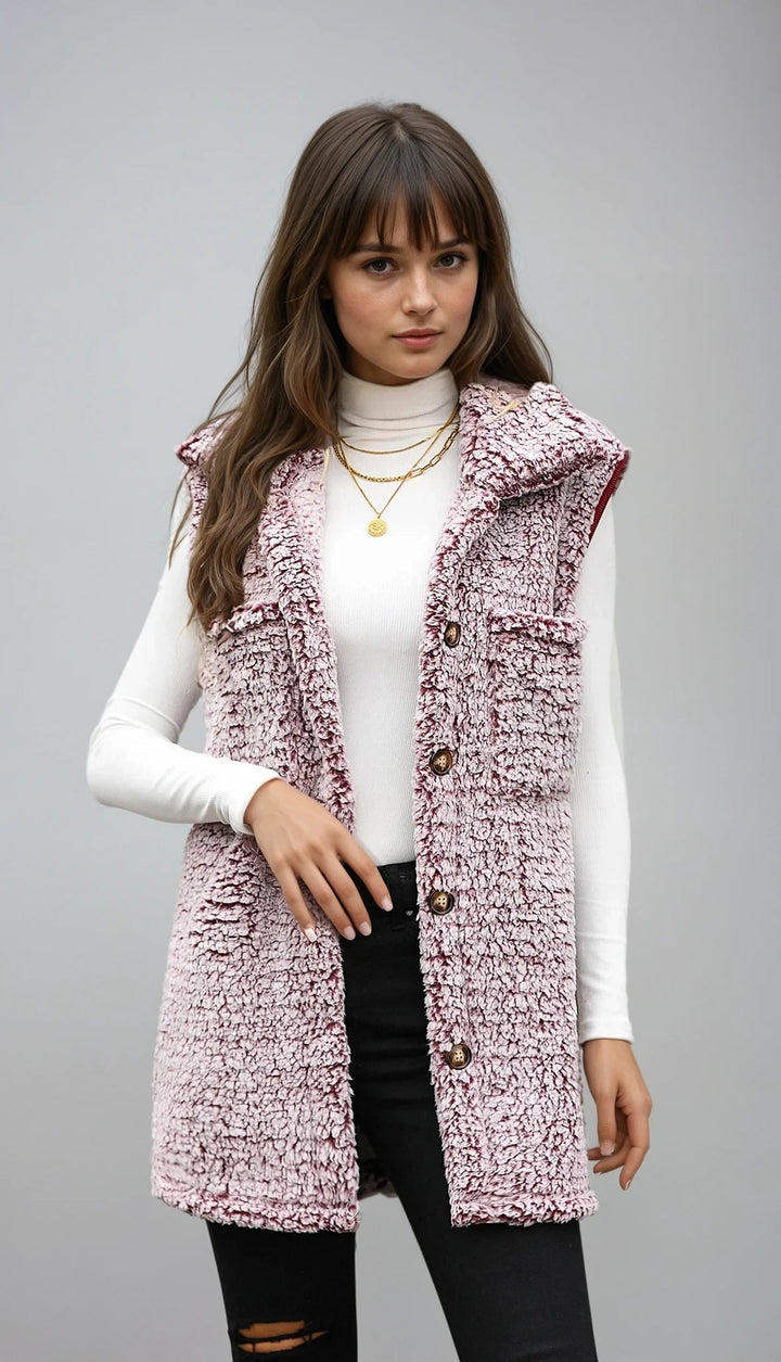 Sofia™ | Lina - Cardigan Lungo Senza Maniche