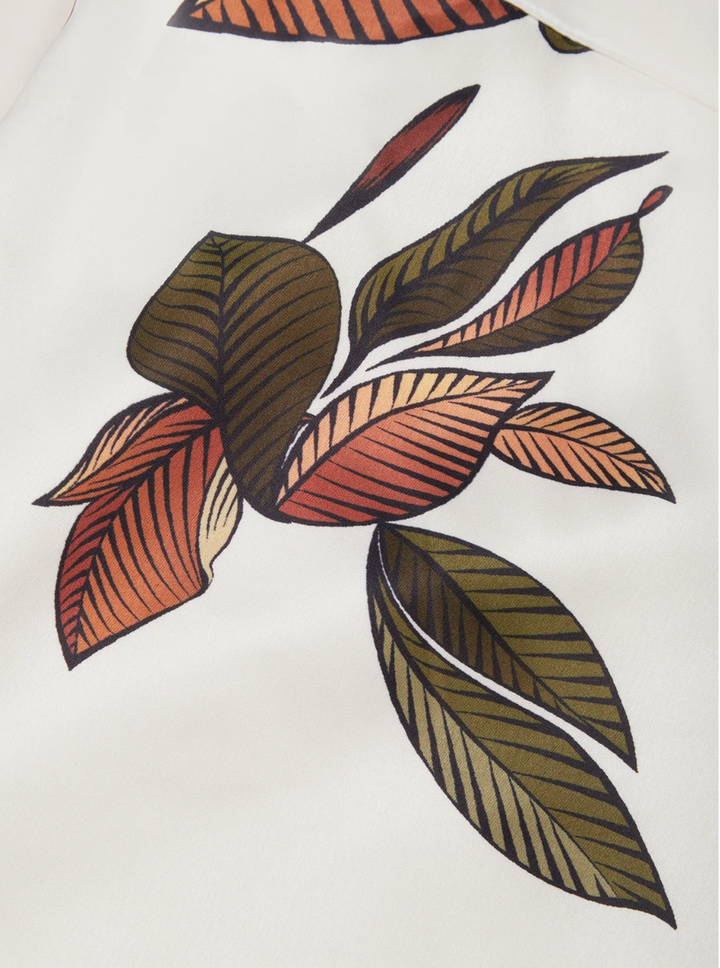 Sofia™ -Abito midi elegante in raso bianco con maniche corte e nodo laterale