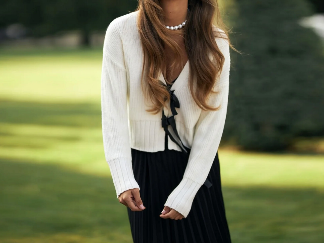 Sofia™ | Maglione con cravatta di Elena-Mia