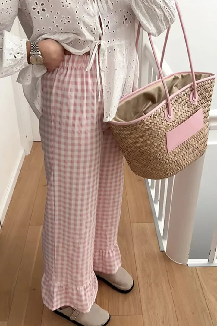 Sofia™ | Blusa con colletto Peter Pan e fiocchi