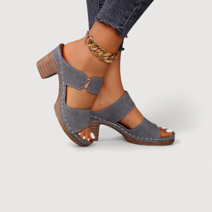 LESSA | SANDALI CON TACCO A BLOCCO