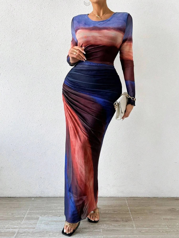 Victoria™ | Aquarelle Dream Maxi Dress