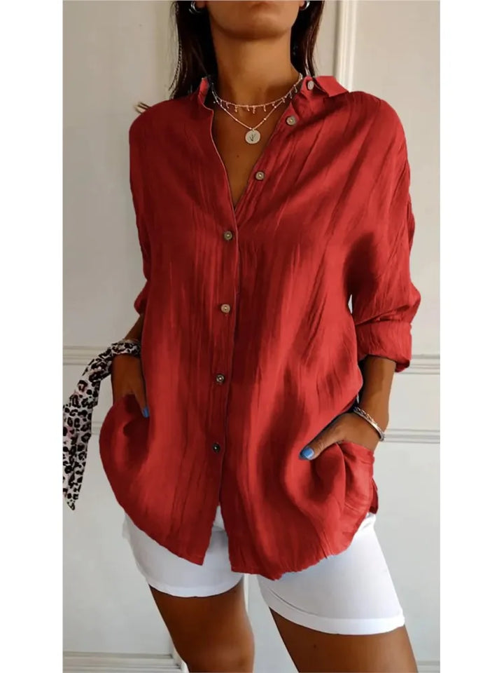 Sofia™ | Philippine™ | Blusa morbida in cotone traspirante