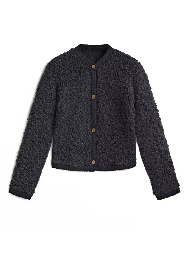 Sofia™ | Cardigan in Lana con Firma di Belle