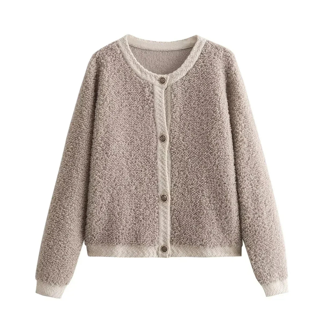 Sofia™ | Cardigan in Lana con Firma di Belle