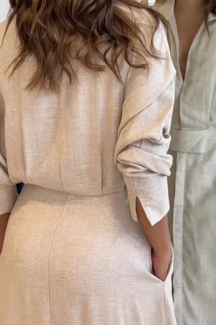 Valéria | Maxi-abito con scollo a V