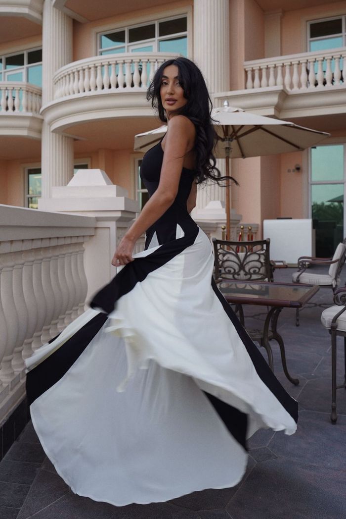 Viara - Abito Maxi con Pannelli