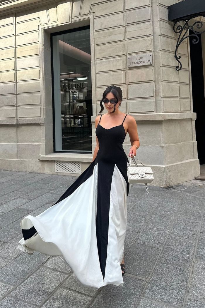 Viara - Abito Maxi Pannellato